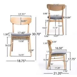 Fabric-upholstered Wood Dining Chairs (Set Of 2) By Christopher Knight - Mint -Gourmet Interiors c1d7fef0 a27a 4388 8172 a80dc9f73fae