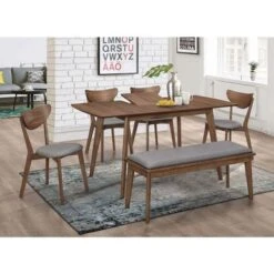 Carson Carrington Funen Natural Walnut Rectangular Dining Table - 31.50" X 30" X 63" - Walnut - Rectangular - 6 11 Carson Carrington Funen Natural Walnut Rectangular Dining Table - 31.50" X 30" X 63" - Walnut - Rectangular - 6 -Gourmet Interiors c23c0413 d78b 4f7e b978 d4d6451f5069