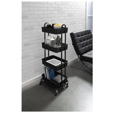 Organize It All Rolling Multifunctional Storage Cart - 3 Tier 10 Organize It All Rolling Multifunctional Storage Cart - 3 Tier - Image 8