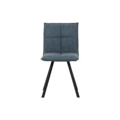 LeisureMod Wesley Modern Leather Dining Chair With Metal Legs Set Of 2 - Light Brown -Gourmet Interiors c296591e d04e 474f acb8 e4876f917fef