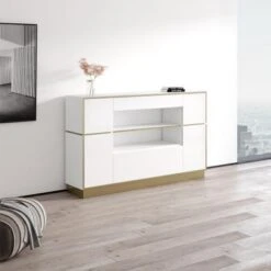 Odessa Sideboard - White -Gourmet Interiors c2e240f3 d8d3 43f2 95d8 1940370ee820