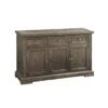 Transitional Wood And Metal Server With Drawers, Brown - Brown -Gourmet Interiors c305cf01 da09 4a87 8977 ec52267ea526
