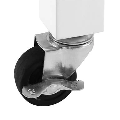 Savannah Wood Top Compact Kitchen Island/Cart - 37"H X 22.25"W X 15.75"D - Kitchen Cart - Wood - White 17 Savannah Wood Top Compact Kitchen Island/Cart - 37"H X 22.25"W X 15.75"D - Kitchen Cart - Wood - White - Image 15