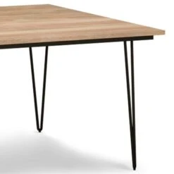 WYNDENHALL Moreno Industrial Mango Wood Dining Table - 42 Inches Wide -Gourmet Interiors c3dcc56a 9b0d 474e a131 9972ce024e40