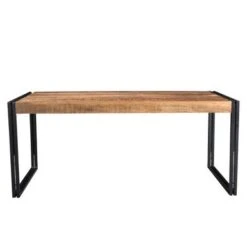 Handmade Timbergirl Reclaimed Mango Wood Dining Table (India) - Small - 60" Long -Gourmet Interiors c5430bb4 f485 4c6f b64d 01dc8ff07754