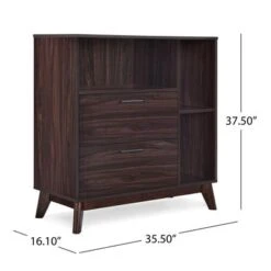 Rattler Indoor 2 Drawer Cabinet By Christopher Knight Home - Sanremo Oak + Wenge -Gourmet Interiors c5d655ac 1c96 4d01 925b 2b29cda06d5b