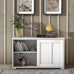 Copper Grove Okhangaron Wooden Storage Cabinet With Sliding Doors - Brown 21 Copper Grove Okhangaron Wooden Storage Cabinet With Sliding Doors - Brown -Gourmet Interiors c5f27b9c 7f79 4226 b667 0149512af3c1