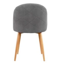 Porthos Home Jailyn Armless Metal And Velvet Dining Room Chair - Blue -Gourmet Interiors c761e8bc 6040 4fbf b8ee f384b3c401be