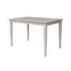 The Gray Barn Fairy Glen Solid Wood Fixed Top Table With Shaker Legs - Weathered Gray -Gourmet Interiors c7bba211 e93a 4a04 88ff ef7a68c7bc00