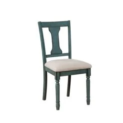 Harcrest Side Chair Teal Set Of 2 -Gourmet Interiors c9c2bd39 fb85 49da 9fbb 16e57554668b