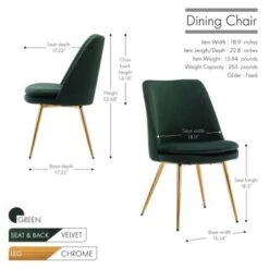 Porthos Home Tori Velvet Gold Legs Kitchen Dining Room Chair - Pink -Gourmet Interiors cb7006c8 07bc 4738 bbbf 1a7565fd1210