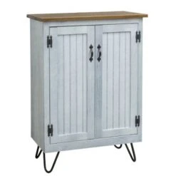 72-inch Tall Lodge Style China Cabinet With 3 Display Shelves And 2 Doors - Espresso Top & Base -Gourmet Interiors cbe368da 26d2 47a3 adf7 52e501920b78