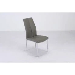 Somette Alyssa Starphire White 5-Piece Dining Set - White -Gourmet Interiors cc29a3d2 71ec 41a6 b2a1 40fb85681568