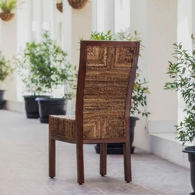 International Caravan Dallas Abaca Mahogany Dining Chair (Set Of 2) - Set Of 2 - Brown - Short 5 International Caravan Dallas Abaca Mahogany Dining Chair (Set Of 2) - Set Of 2 - Brown - Short - Image 3