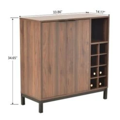Sideboards And Buffets With Storage Coffee Bar Cabinet - Black -Gourmet Interiors cd60e4ec 1fd3 4acf 9412 87c375e901f7