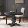 Alamosa Circular Dining Table By Christopher Knight Home - Grey -Gourmet Interiors ce6a4dc1 ee60 4458 a81b 53ee74fda9c4