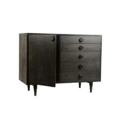 Aurelle Home Madrid Brown Wood Sideboard - Madrid -Gourmet Interiors cecf288b 3569 4970 a1c5 b9368ec3342a