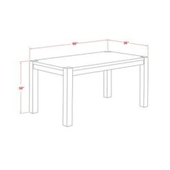 Modern Dining Table Set - Dining Chairs With Fabric Seat & Wood Dining Table - Antique Walnut Finish (Pieces Options) - CNAB7-N8-05 32 Modern Dining Table Set - Dining Chairs With Fabric Seat & Wood Dining Table - Antique Walnut Finish (Pieces Options) - CNAB7-N8-05 -Gourmet Interiors ceec0d40 5ba6 4691 80d7 ac95ca88208c