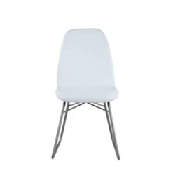 Somette Amy White Curved Back Side Chair, Set Of 2 - Set Of 2 - Set Of 2 - Set Of 2 - White - Dining Height 9 Somette Amy White Curved Back Side Chair, Set Of 2 - Set Of 2 - Set Of 2 - Set Of 2 - White - Dining Height -Gourmet Interiors ceec30a1 2938 490d a0c5 17f7f449503f