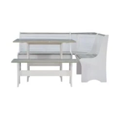 The Gray Barn Hillcrest 3-Piece Storage Nook - Black/Walnut -Gourmet Interiors cfa93afa 45b3 4b09 9797 ac04c9d0c0a4