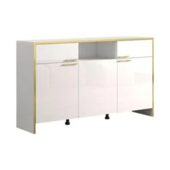 Glam 57" Sideboard - Black -Gourmet Interiors d008ff39 87ba 4b82 b97b 6e5cb49f4a06