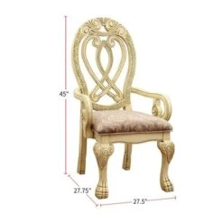 Set Of 2 Dining Arm Chairs - Cherry -Gourmet Interiors d05915e2 cefc 459b 87bf 429b62c11e38