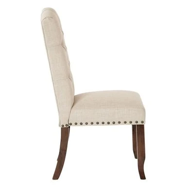Jessica Fabric Tufted Dining Chair - Blue 9 Jessica Fabric Tufted Dining Chair - Blue - Image 7