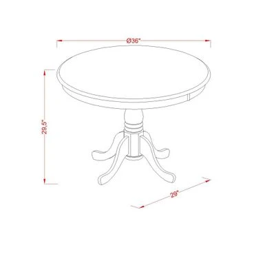 Dining Table Set Contains A Wooden Dining Table And Dining Chairs With Linen Fabric Seat (Pieces Option) - ANMZ3-AB6-06 14 Dining Table Set Contains A Wooden Dining Table And Dining Chairs With Linen Fabric Seat (Pieces Option) - ANMZ3-AB6-06 - Image 12