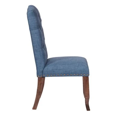 Jessica Fabric Tufted Dining Chair - Blue 12 Jessica Fabric Tufted Dining Chair - Blue - Image 10