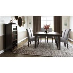 WYNDENHALL Colburn SOLID HARDWOOD And Rubberwood Contemporary Dining Table - 66 W X 40 D X 30 H - Java Brown -Gourmet Interiors d37f04f2 3275 47cc 9830 aa0de8ac0b4c