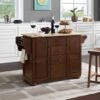 Eleanor Natural Wood Top Kitchen Island - Portable - Wood 1 Eleanor Natural Wood Top Kitchen Island - Portable - Wood -Gourmet Interiors d39c457d 529f 461a b5a6 9e5a6377c1eb