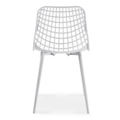 Poly And Bark Marais Dining Chair (Set Of 4) - White -Gourmet Interiors d3f56f1d d515 49d2 9f66 acb064a6ca2a