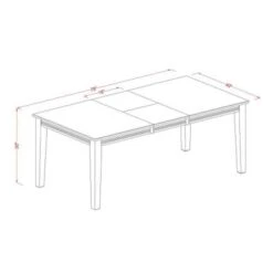 Kitchen Table Set - A Dining Table And Wood Seat Kitchen Chairs (Finish & Pieces Options) - QUWE5-BCH-W -Gourmet Interiors d49b6477 d498 4909 80a4 ae1d4e07a5e6