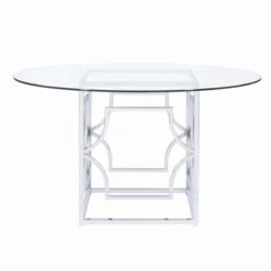 Starlight Dining Table Base Chrome -Gourmet Interiors d4a83762 8320 4ec5 bc4b edf8708b2364