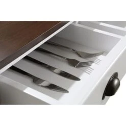 Monterey 36 In. Kitchen Island With Walnut Veneered Wood Countertop - 36" W X 28" D - Stationary - White - Wood 20 Monterey 36 In. Kitchen Island With Walnut Veneered Wood Countertop - 36" W X 28" D - Stationary - White - Wood -Gourmet Interiors d4eaf1e6 5e87 46ed ab09 6ffc0884a452