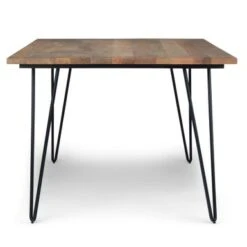 WYNDENHALL Moreno Industrial Mango Wood Dining Table - 42 Inches Wide -Gourmet Interiors d52a0182 856a 47a7 ad44 f8d7c59e0e84