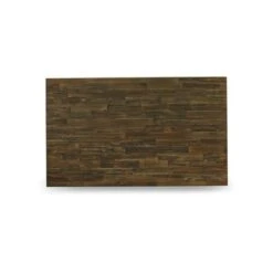 Dining Set - A Dinning Table With Trestle Base And Shitake Fabric Kitchen Chairs - Distressed Jacobean Finish (Pieces Option) - X676MZ606-5 -Gourmet Interiors d550c2a2 1445 465c bcb6 320f57739410