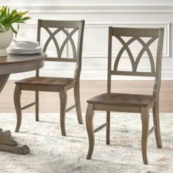 Lifestorey Montauk Solid Wood Dining Chair - Antique White/Oak - Set Of 2 13 Lifestorey Montauk Solid Wood Dining Chair - Antique White/Oak - Set Of 2 -Gourmet Interiors d5f70348 38a4 4011 9945 51b4fb593e09