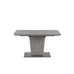 Somette Janice Faux Concrete Extendable Dining Table - Beige -Gourmet Interiors d7cff8a2 52e8 4935 8b16 f236566b1af3