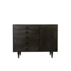 Aurelle Home Madrid Brown Wood Sideboard - Madrid
