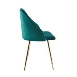 Porthos Home Pema Dining Chairs Set Of 2, Velvet, Gold Chrome Legs - Grey -Gourmet Interiors d8540dda a0f7 47fb a607 be5cdaeee663