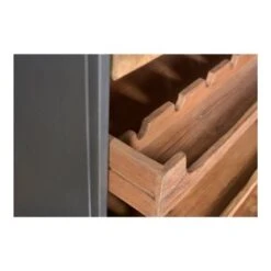 Aurelle Home Solid Wood And Iron Wine Cabinet -Gourmet Interiors d998fcf1 5cbc 422e af6c d0a48c0014a2