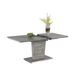 Somette Janice Faux Concrete Extendable Dining Table - Beige -Gourmet Interiors d9a29b06 955e 40c7 829b 04953016eaef