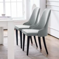 Mcombo Dining Chairs Sets Of 2, Modern Mid-Century Accent Side Chairs For Dining, Living Room, Kitchen - N/A - Black -Gourmet Interiors d9a353f4 36b9 4937 887a 586d77d9a0b6