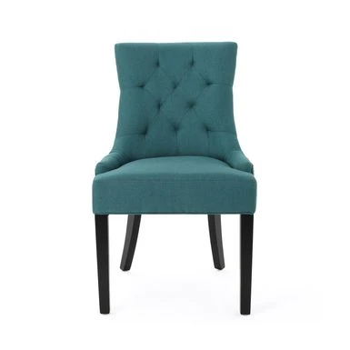 Cheney Contemporary Tufted Dining Chairs (Set Of 2) By Christopher Knight Home - 21.50" L X 25.00" W X 36.00" H - Deep Red/Dark Brown 12 Cheney Contemporary Tufted Dining Chairs (Set Of 2) By Christopher Knight Home - 21.50" L X 25.00" W X 36.00" H - Deep Red/Dark Brown - Image 10