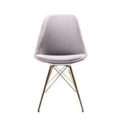 Porthos Home Alia Dining Chairs Set Of 2, Velvet And Gold Chrome Legs - Blue -Gourmet Interiors dc5689db e58b 455f 8bd9 059cb953f9e9