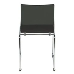 LeisureMod Lima Modern Acrylic Dining Chair With Chrome Base - Clear -Gourmet Interiors dc5e8e6c e459 4cb9 87f4 f8948d49d16c
