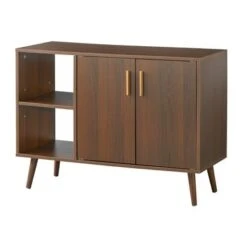 Simple Living Adela Mid-Century Sideboard - Walnut