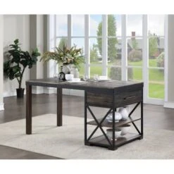 Somette Canyon Ridge Brown Counter Height Dining Table - 66"W X 36"D X 36"H - 66"W X 36"D X 36"H - Brown