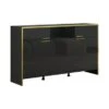 Glam 57" Sideboard - Black -Gourmet Interiors de2e4d9f d636 445c 964c 68c55ff4bb64
